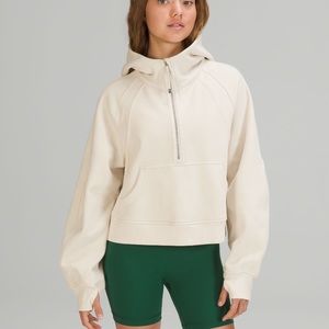 Scuba white opal half zip